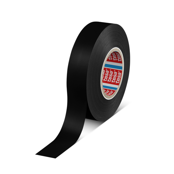 tesa® Professional 4163PRO Multifunctional soft PVC insulating tape – ideal for electric installations - tesa-4163-premium-soft-pvc-multipurpose-tape-black-041630000007-pr.png