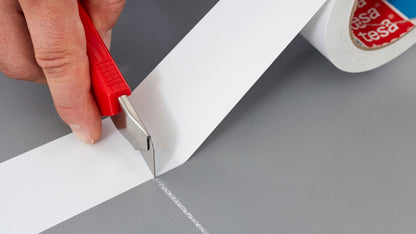 tesa® 4169 Premium Soft PVC Floor Marking Tape - tesa-4169-premium-soft-pvc-floor-marking-tape-white-step3of5-ap.jpg