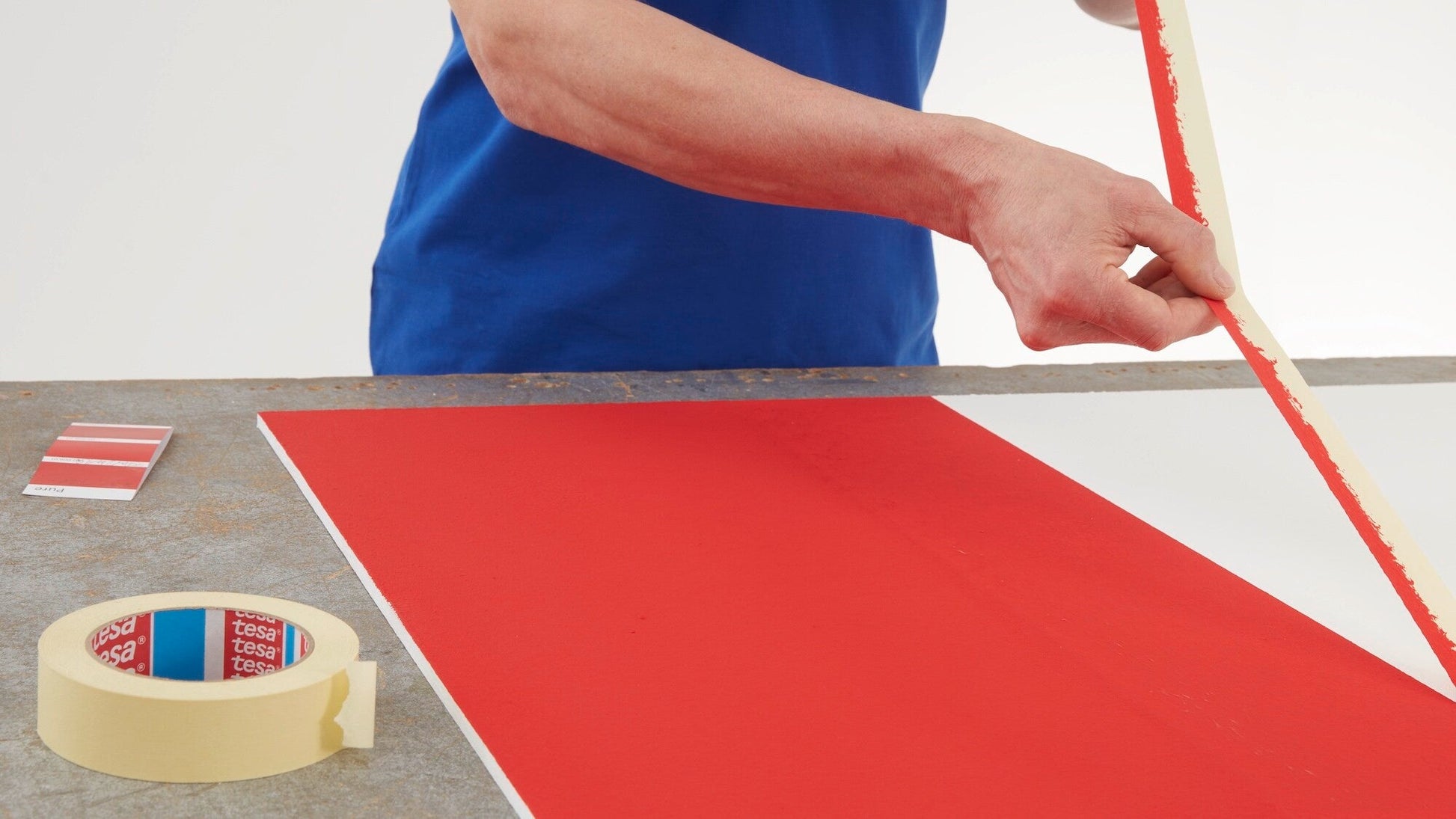 tesa® 4323 tesa® 4323 General Purpose Paper Masking Tape - tesa-4323-general-purpose-paper-masking-tape-step1of6-ap.jpg