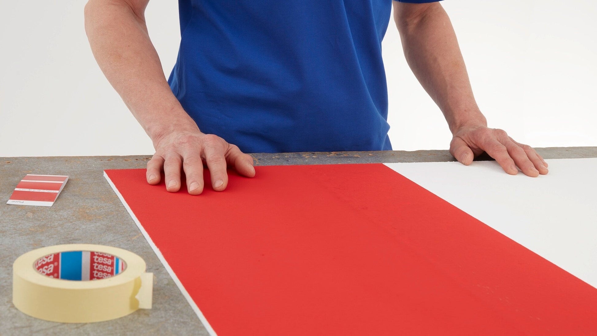 tesa® 4323 tesa® 4323 General Purpose Paper Masking Tape - tesa-4323-general-purpose-paper-masking-tape-step2of4-ap.jpg