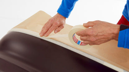 tesa® 4330 High performance paper masking tape for paintworks with oven drying up to 140 °C - tesa-4330-high-performance-paper-masking-tape-step2of4.jpg