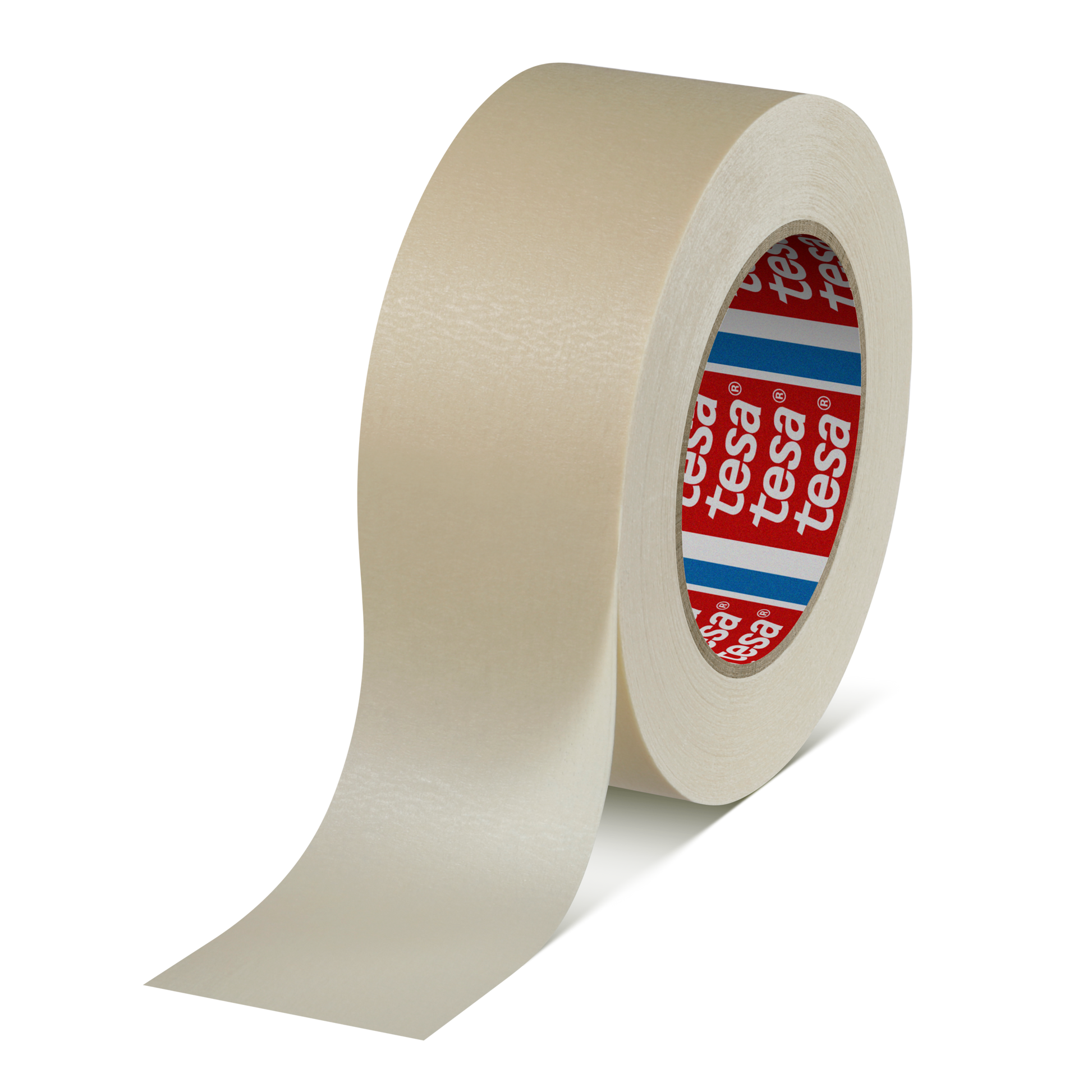 tesa® 4330 High performance paper masking tape for paintworks with oven drying up to 140 °C - tesa-4330-paper-masking-tape-oven-drying-chamois-043300002500-pr.png