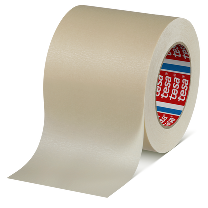 tesa® 4330 High performance paper masking tape for paintworks with oven drying up to 140 °C - tesa-4330-paper-masking-tape-oven-drying-chamois-043300002900-pr.png