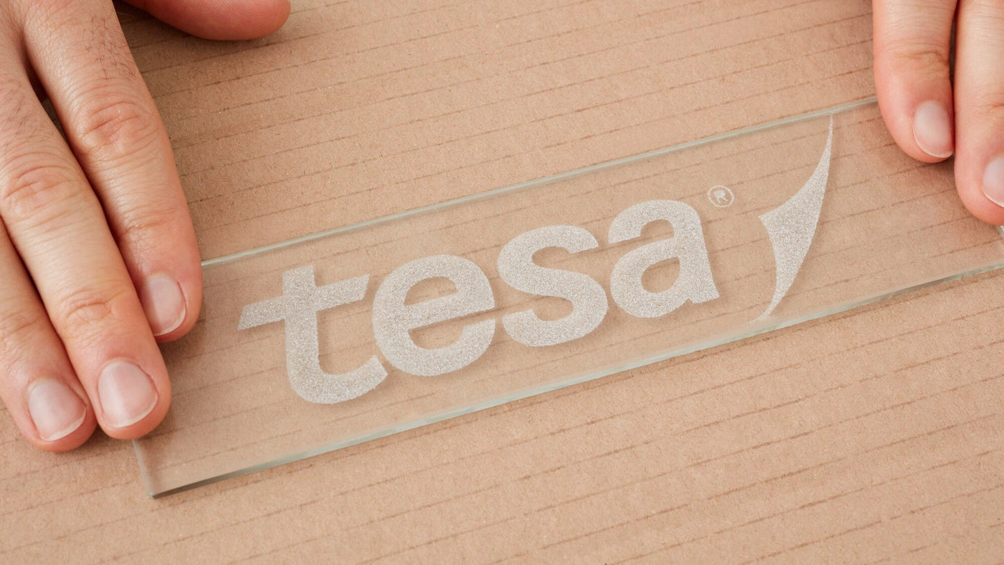 tesa® 4434 tesa® 4434 Flatback Paper Masking Tape for Sandblasting, Protection, and Reinforcement - tesa-4434-stencil-material-for-sandblasting-protection-step6of7-ap.jpg
