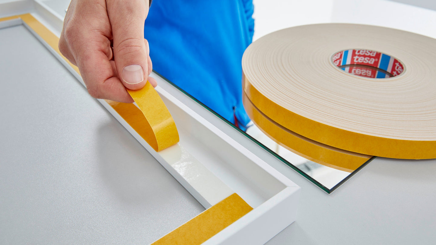 tesa® 4952PV0W tesa® 4952 Double-sided PE Foam Tape (1150 µm) - tesa-4952-double-sided-mirror-tape-step2of4.jpg