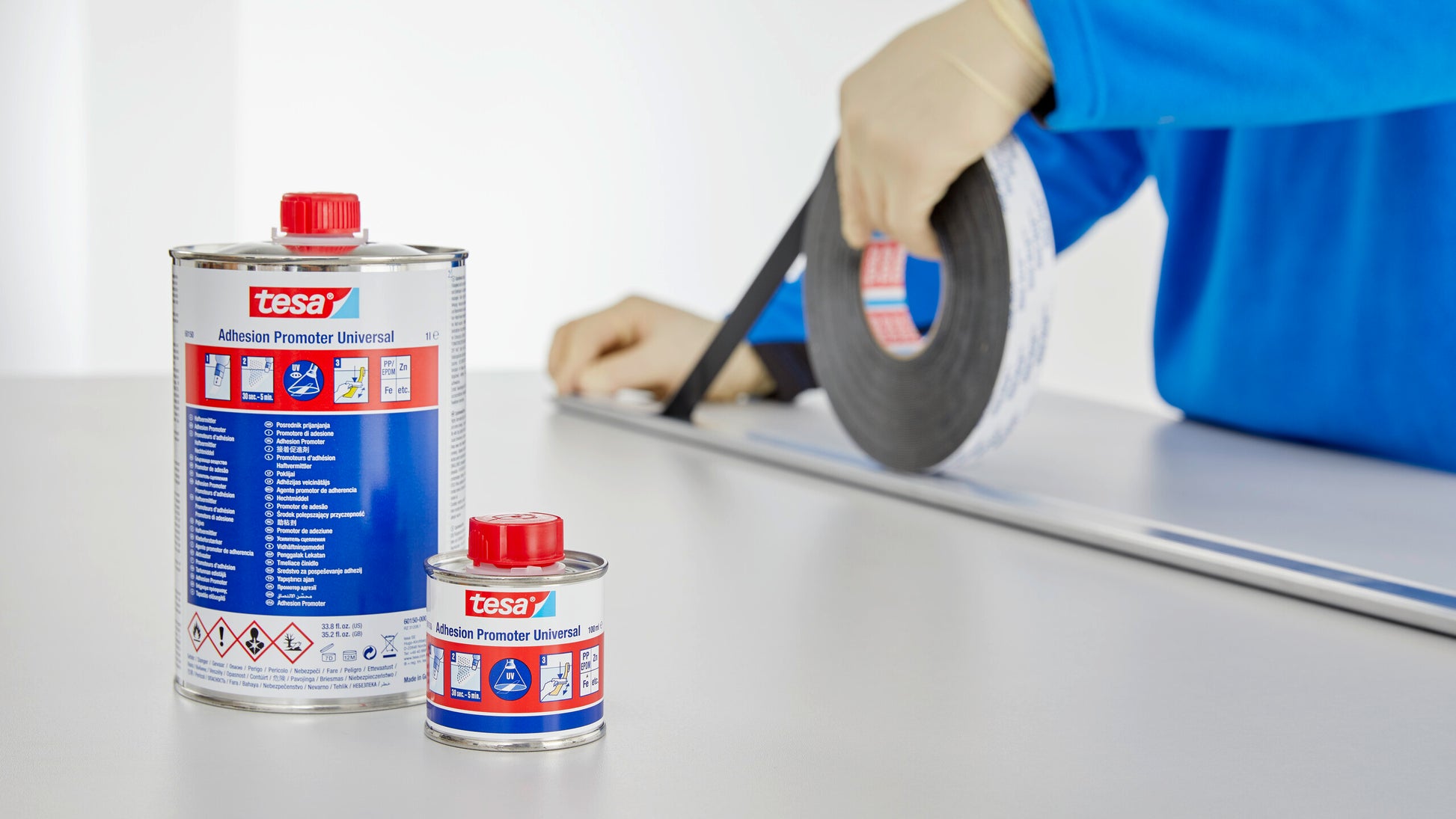 tesa® 60150 Surface treatment to improve adhesion&nbsp;to&nbsp;various substrates - tesa-60150-surface-treatment-to-improve-adhesion-to-various-substrates-step3of3.jpg