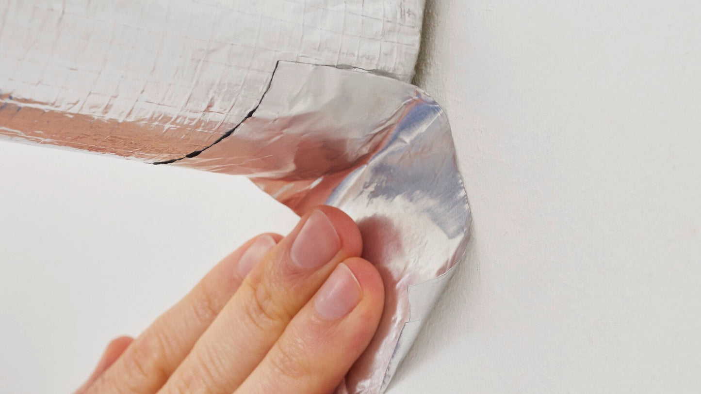 tesa® 60672 Robust aluminum tape with paper liner - 75µ foil - tesa-60632-60652-60672-conformable-aluminum-tape-with-paper-liner-step2of6-ap.jpg