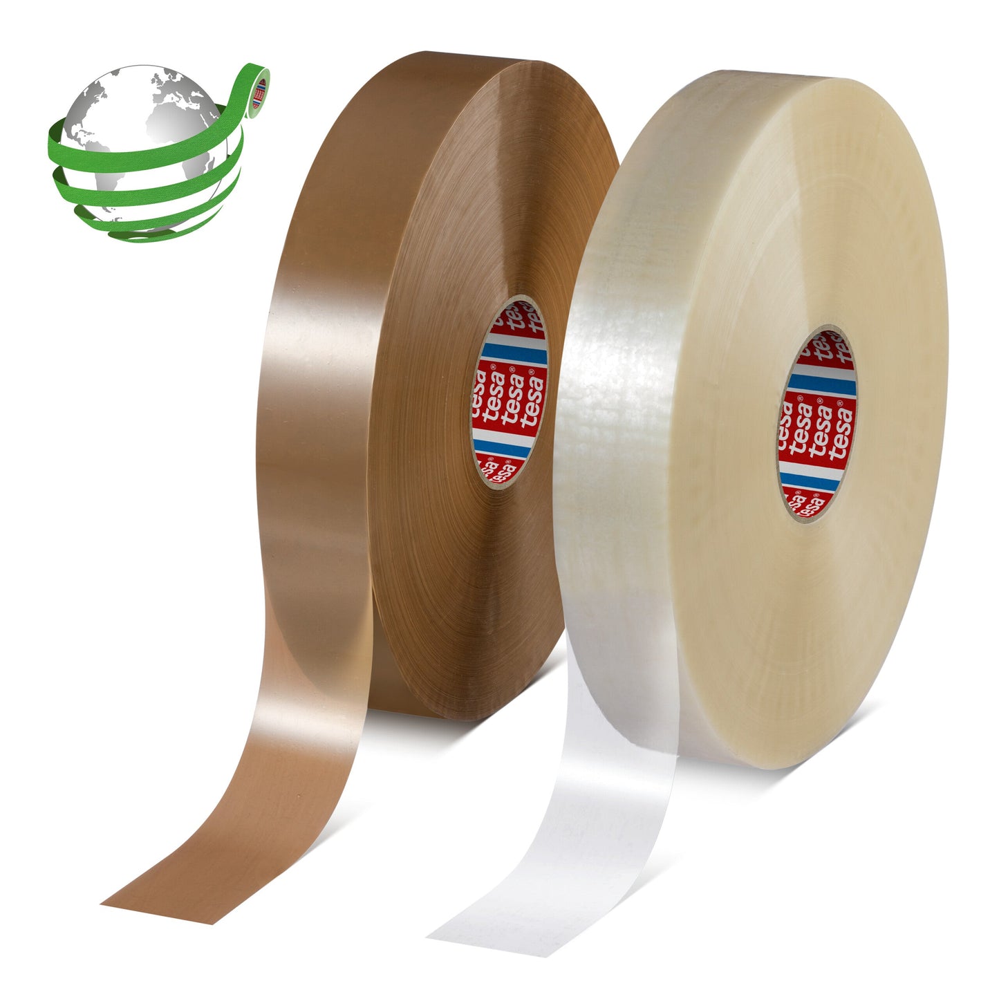 tesa® 60418 Thin recycled PET packaging tape with synthetic rubber adhesive - tesa-id-60418-recycled-pet-packaging-tape-group-picture-with-marker-02.jpg