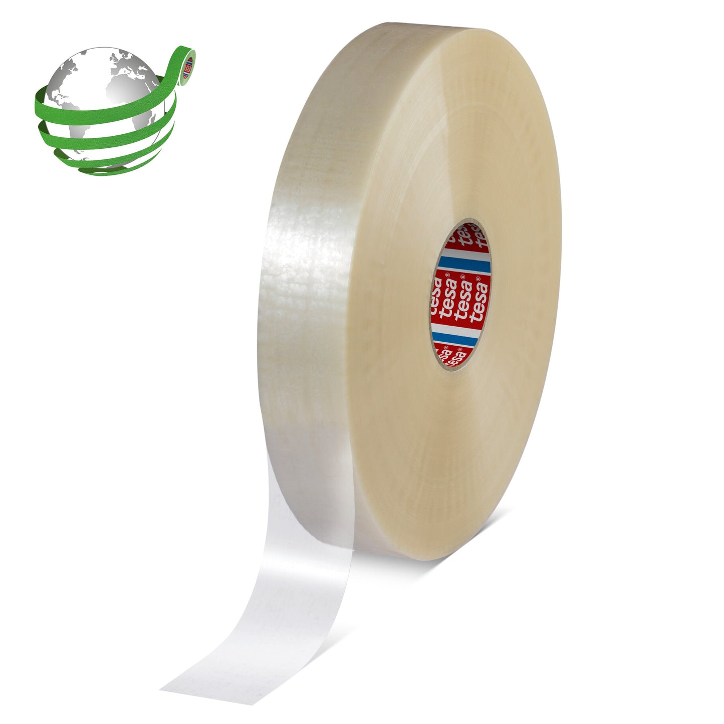 tesa® 60418 Thin recycled PET packaging tape with synthetic rubber adhesive - tesa-id-60418-recycled-pet-packaging-tape-transparent-60418-00001-00-with-marker.jpg