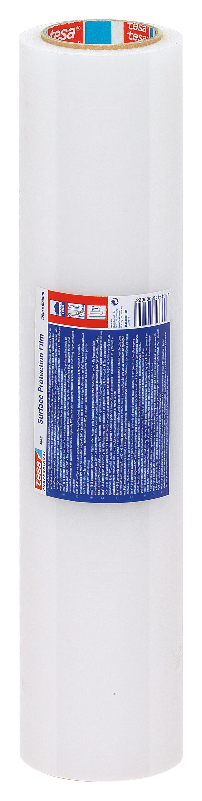 tesa® 4848PV0 Transparent surface protection film for large areas in automotive and paint applications - tesa 4042448009623 04848-00001 li401 front pa.jpg