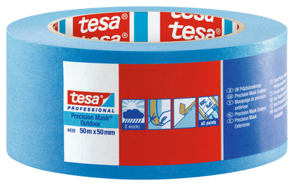 tesa® Professional 4439 Waterproof masking tape for precise and flat paint edges outdoors - tesa 4042448036148 04439-00004 li602 front pa.jpg