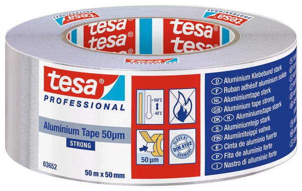 tesa® Professional 60652PRO Strong aluminum tape with paper liner - 50μ foil - tesa 4042448047625 63652-00002 li490 front pa.jpg