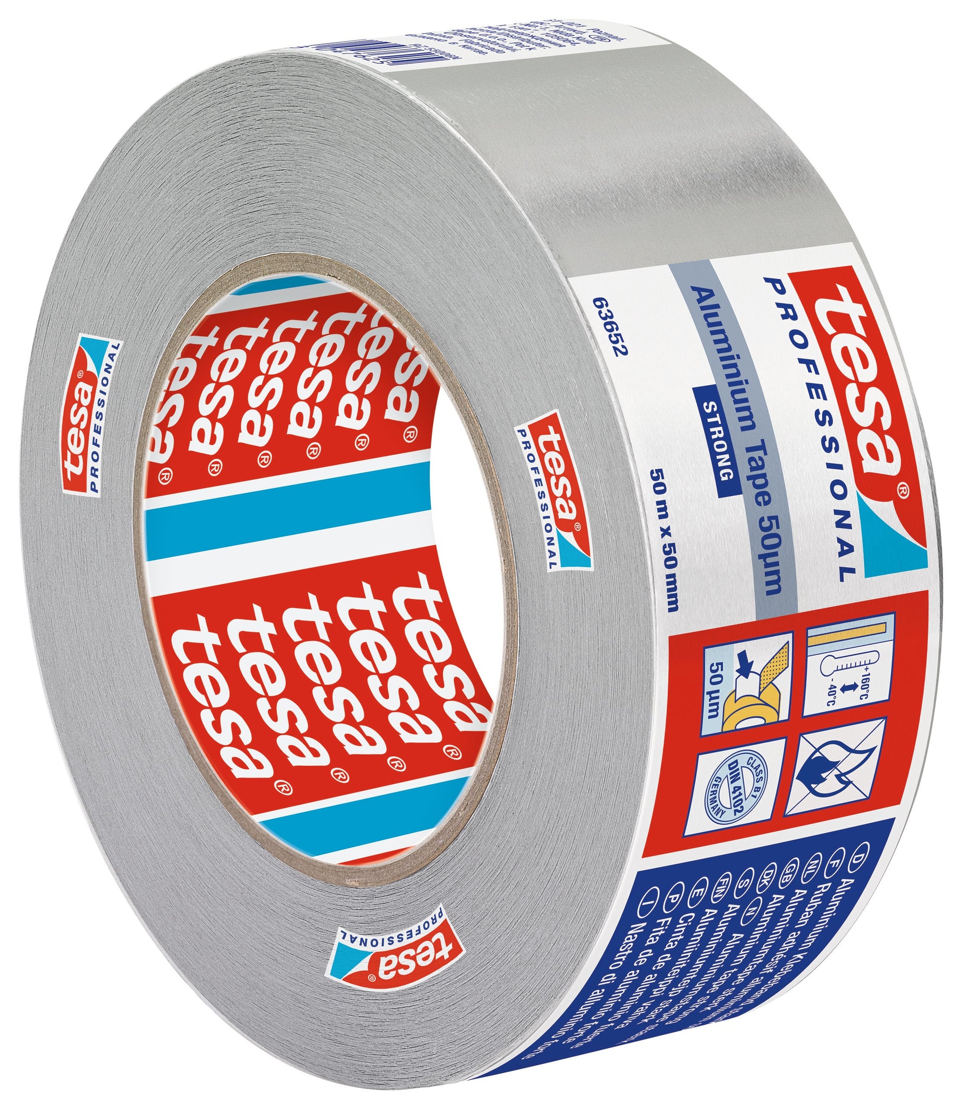 tesa® Professional 60652PRO Strong aluminum tape with paper liner - 50μ foil - tesa 4042448047625 63652-00002 li490 right pa.jpg