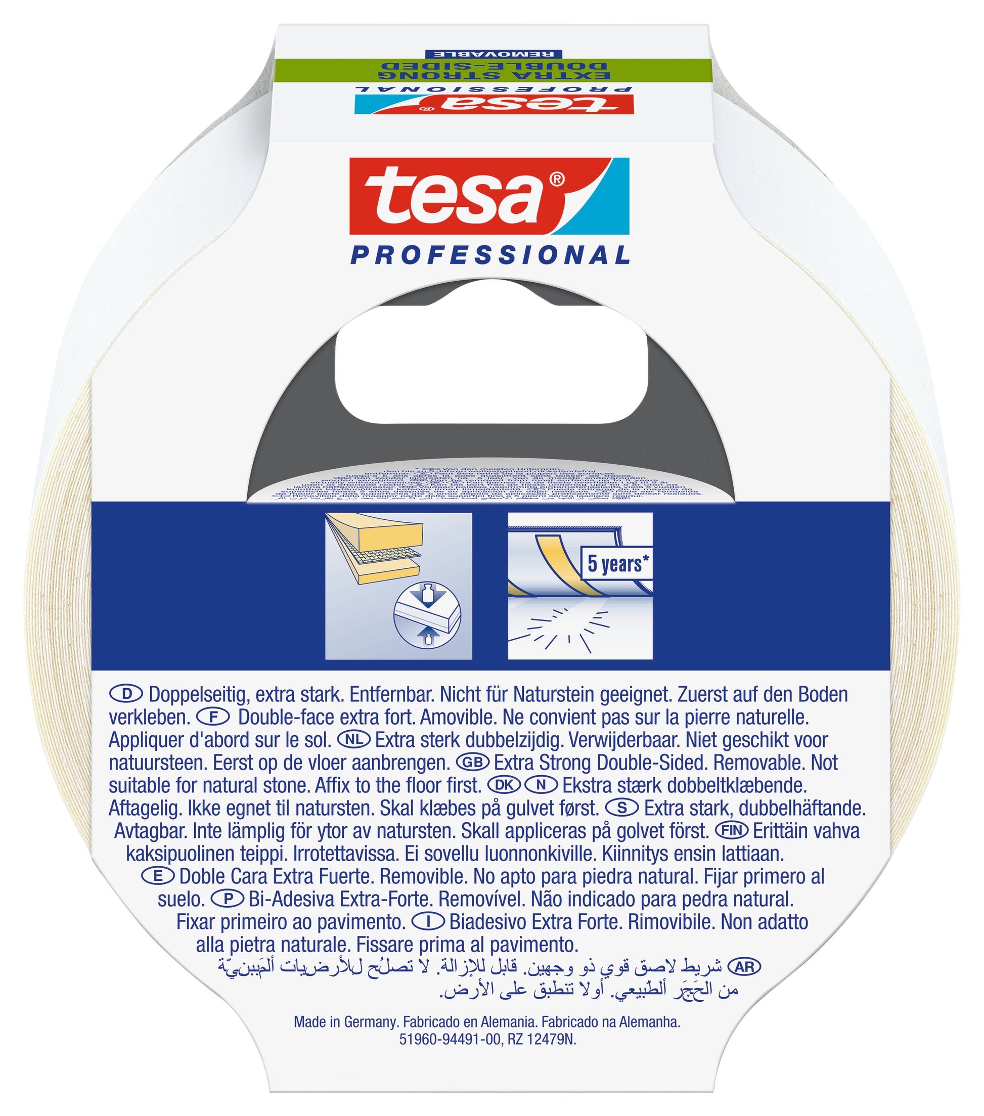 tesa® Professional 65532CTP Double-sided carpet tape for professional users - removable - tesa 4042448182821 51960-00000 li491 back pa.jpg