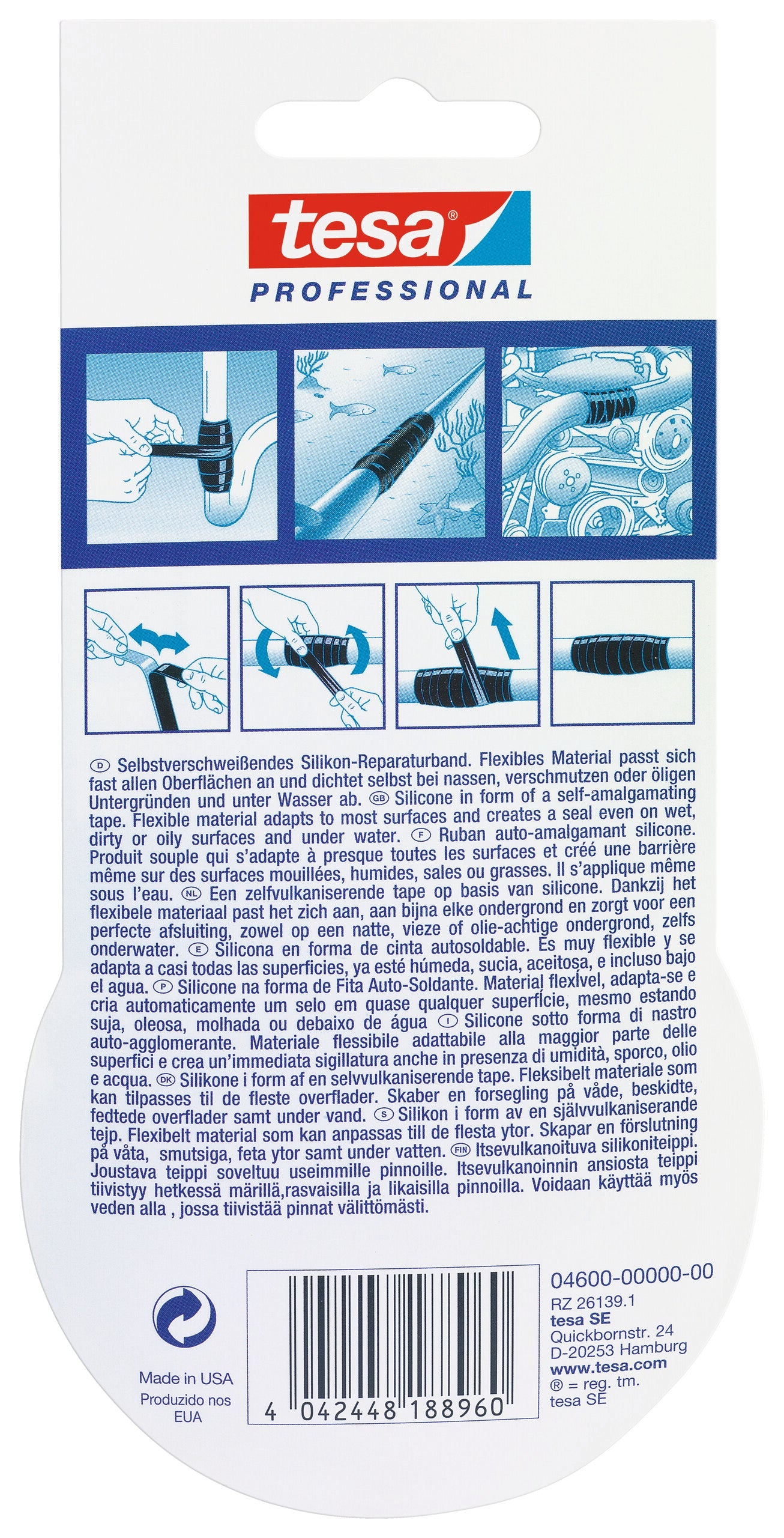 tesa® Professional 4600PRO Self-welding silicon tape for an instant hermetic seal - tesa 4042448188960 04600-00000 li602 back pa.jpg