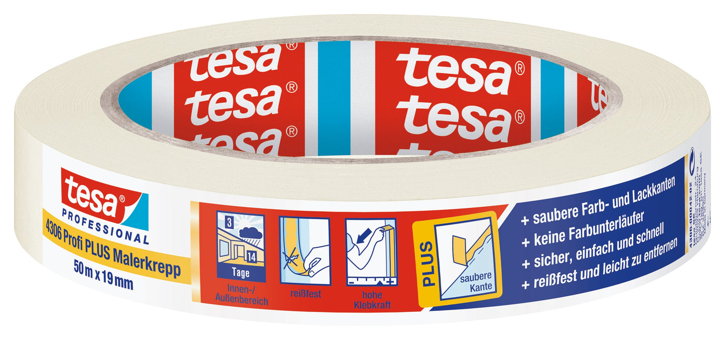 tesa® Professional 74306 Premium Painters tape for indoor painting applications - tesa 4042448273680 04306-00042 li117 front pa.jpg