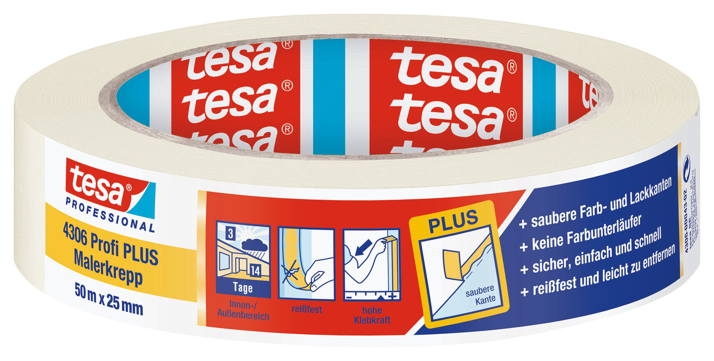 tesa® Professional 74306 Premium Painters tape for indoor painting applications - tesa 4042448273697 04306-00043 li117 front pa.jpg