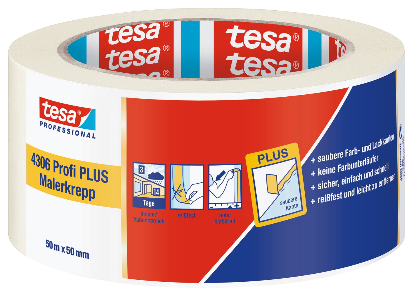 tesa® Professional 74306 Premium Painters tape for indoor painting applications - tesa 4042448273727 04306-00046 li117 front pa.jpg