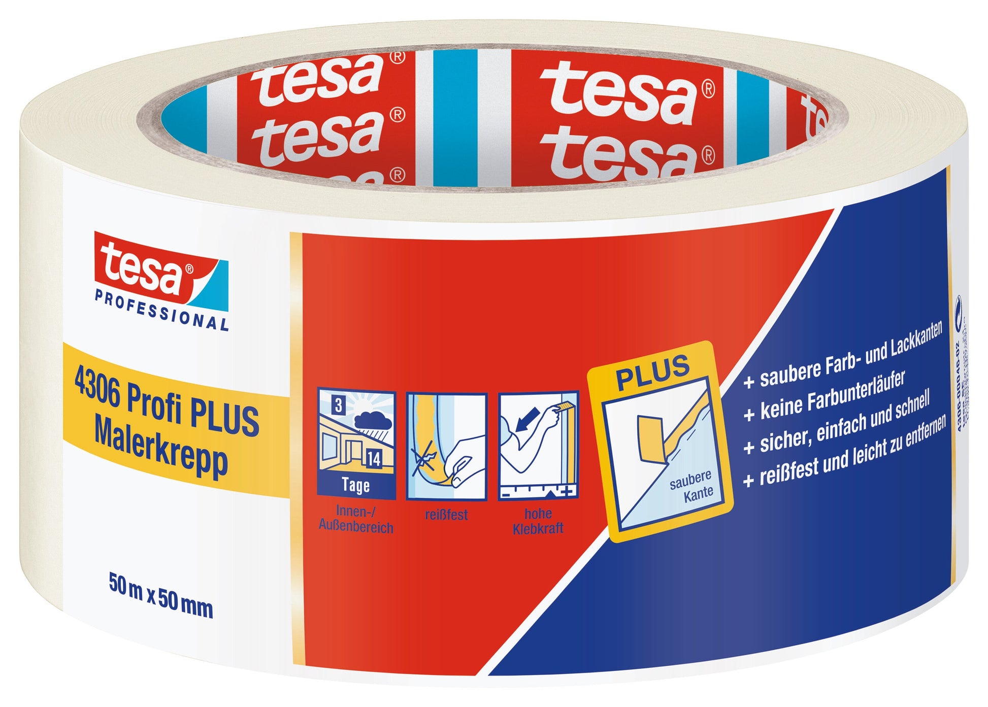 tesa® Professional 74306 Premium Painters tape for indoor painting applications - tesa 4042448273727 04306-00046 li117 front pa.jpg