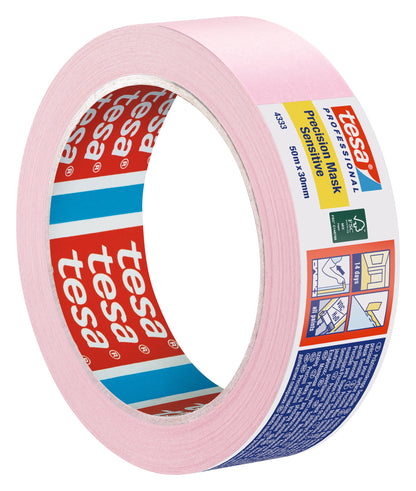 tesa® 64333 High grade paper masking tape for precise and flat paint edges on sensitive surfaces - tesa 4042448280992 04333-00019 li400 right pa.jpg