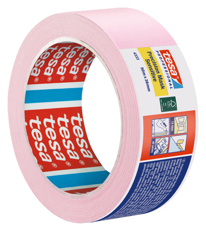 tesa® 64333 High grade paper masking tape for precise and flat paint edges on sensitive surfaces - tesa 4042448282064 04333-00020 li400 right pa.jpg