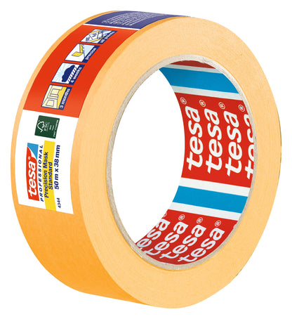 tesa® Professional 4344 High grade paper masking tape for precise and flat paint edges - tesa 4042448352620 04344-00001 li401 left pa.jpg