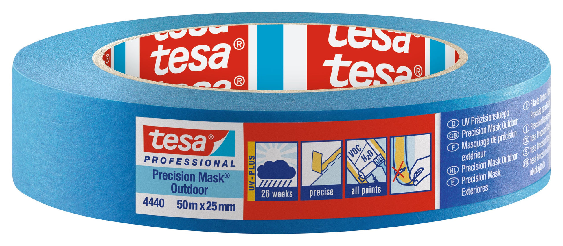 tesa® Professional 4440 Painter's tape for professional paint jobs outdoors - tesa 4042448361424 04440-00001 li401 front pa.jpg