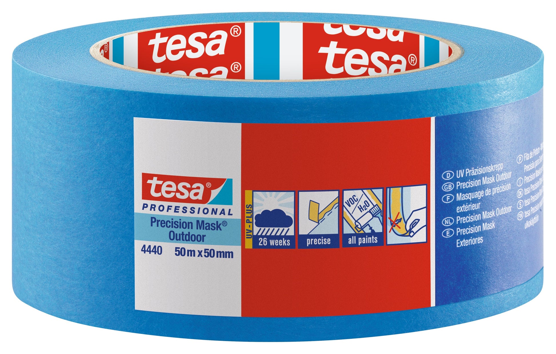 tesa® Professional 4440 Painter's tape for professional paint jobs outdoors - tesa 4042448361455 04440-00004 li401 front pa.jpg