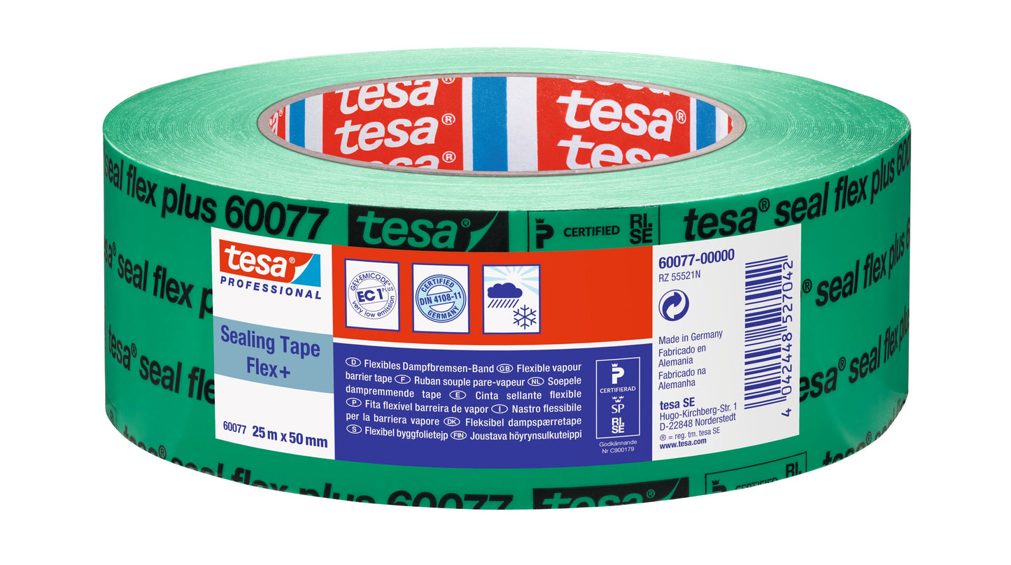 tesa® Professional 60077CGR tesa® 60077 PE Sealing Flex Plus Tape - tesa 4042448527042 60077-00000 li491 front pa.jpg