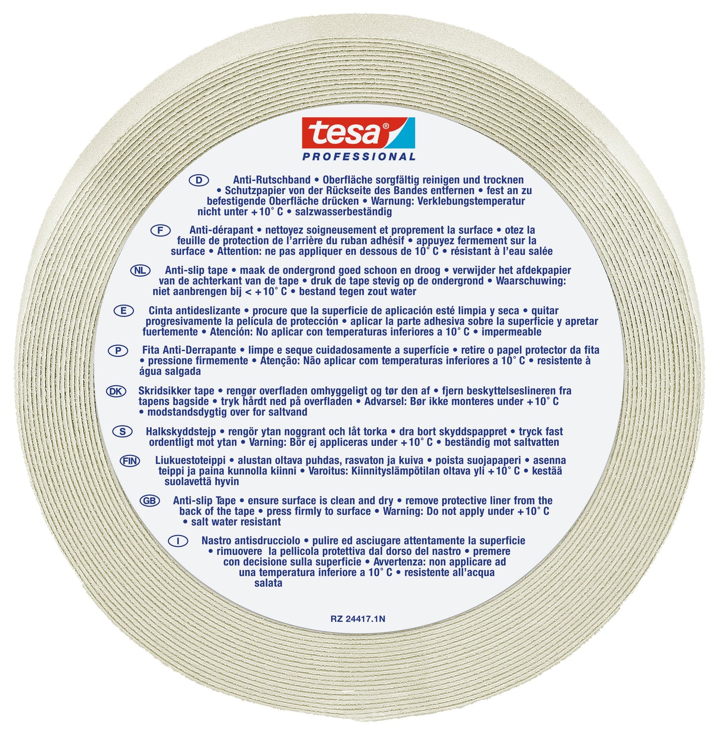 tesa® Professional 60953 Anti-slip tape Glow in the dark - tesa 4042448841971 60953-00000 li401 back pa.jpg