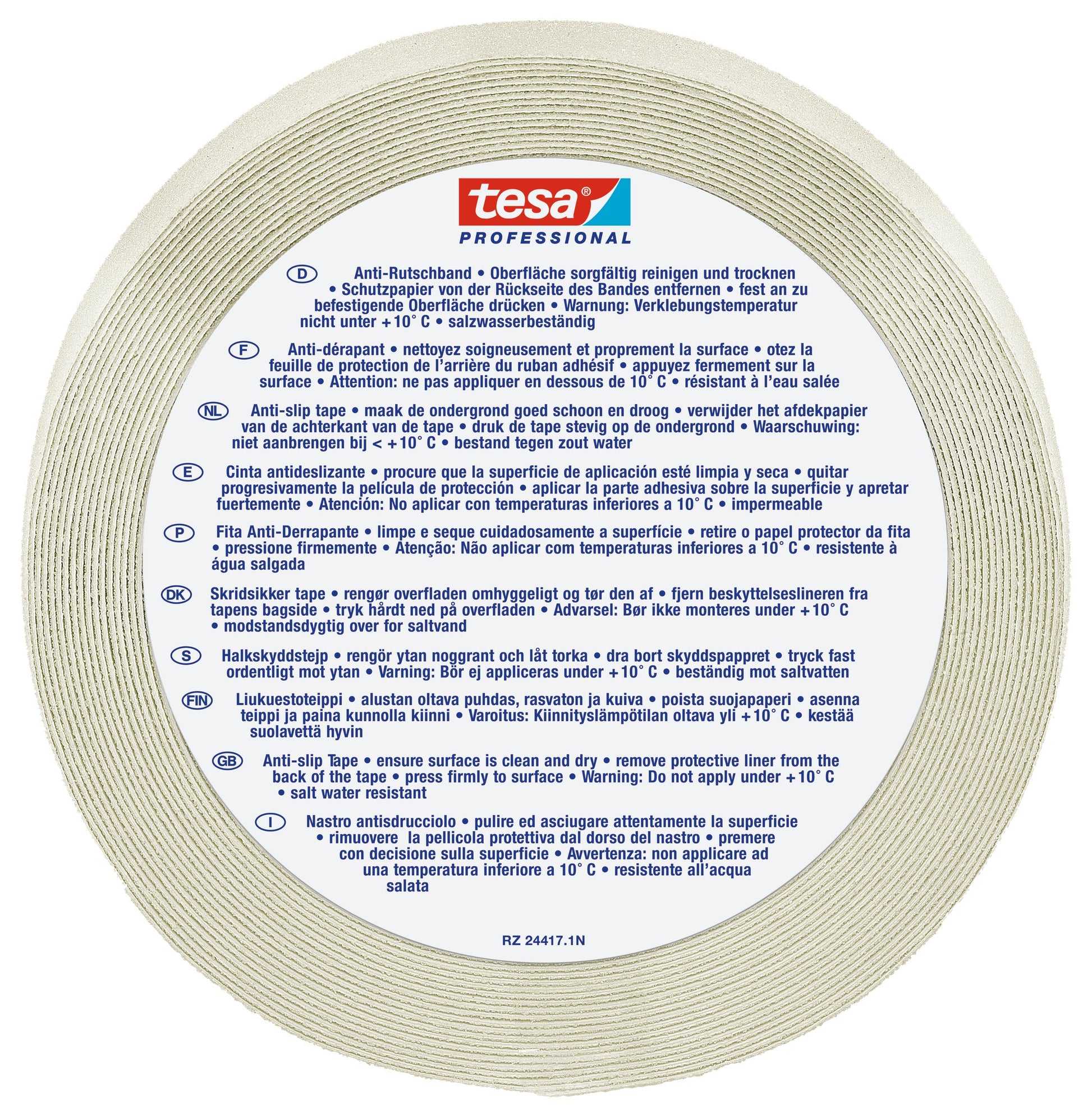 tesa® Professional 60953 Anti-slip tape Glow in the dark - tesa 4042448841971 60953-00000 li401 back pa.jpg