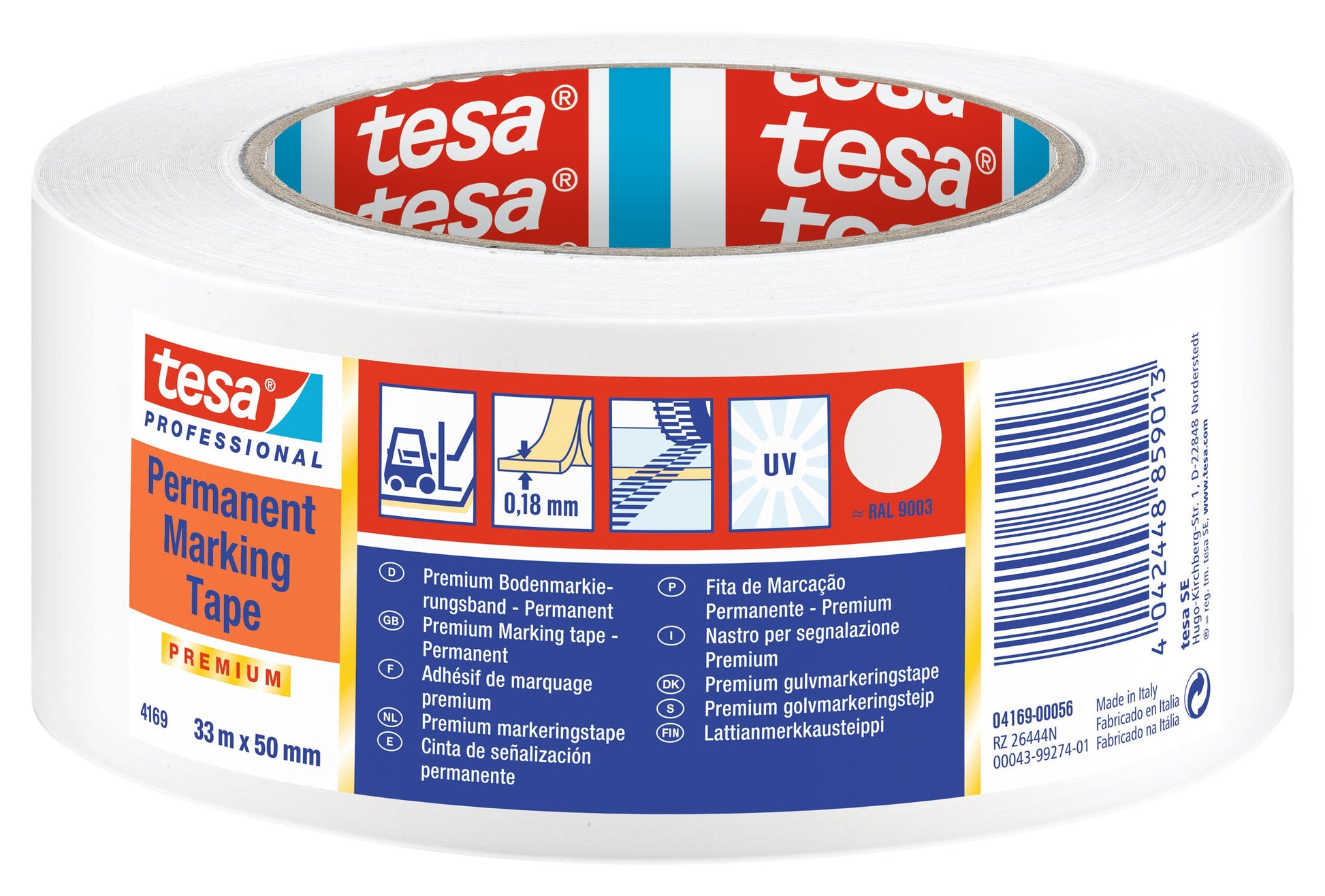 tesa® Professional 4169PRO Premium floor marking tape - tesa 4042448859013 04169-00056 li401 front pa.jpg