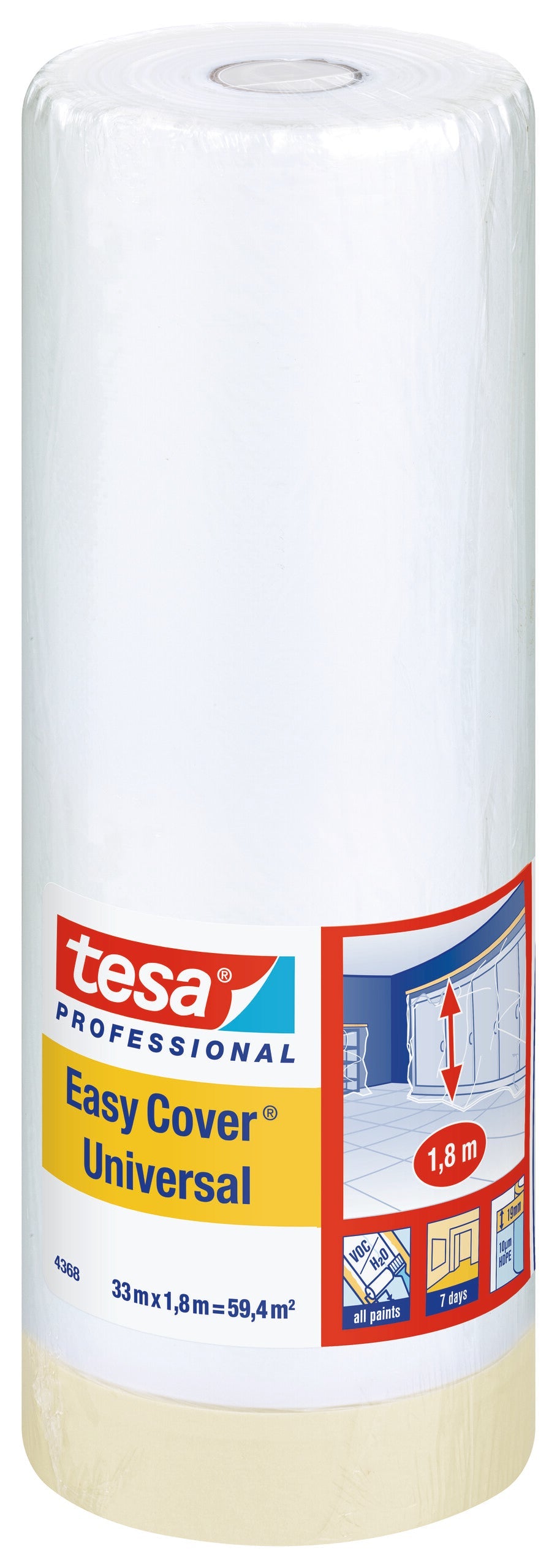 tesa® Professional 4368 2-in-1: Masking film with surface protection tape - tesa 4042448874801 04368-00010 li490 front pa.jpg