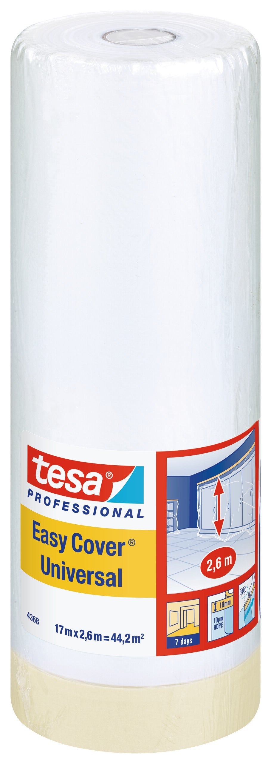 tesa® Professional 4368 2-in-1: Masking film with surface protection tape - tesa 4042448874825 04368-00007 li490 front pa.jpg