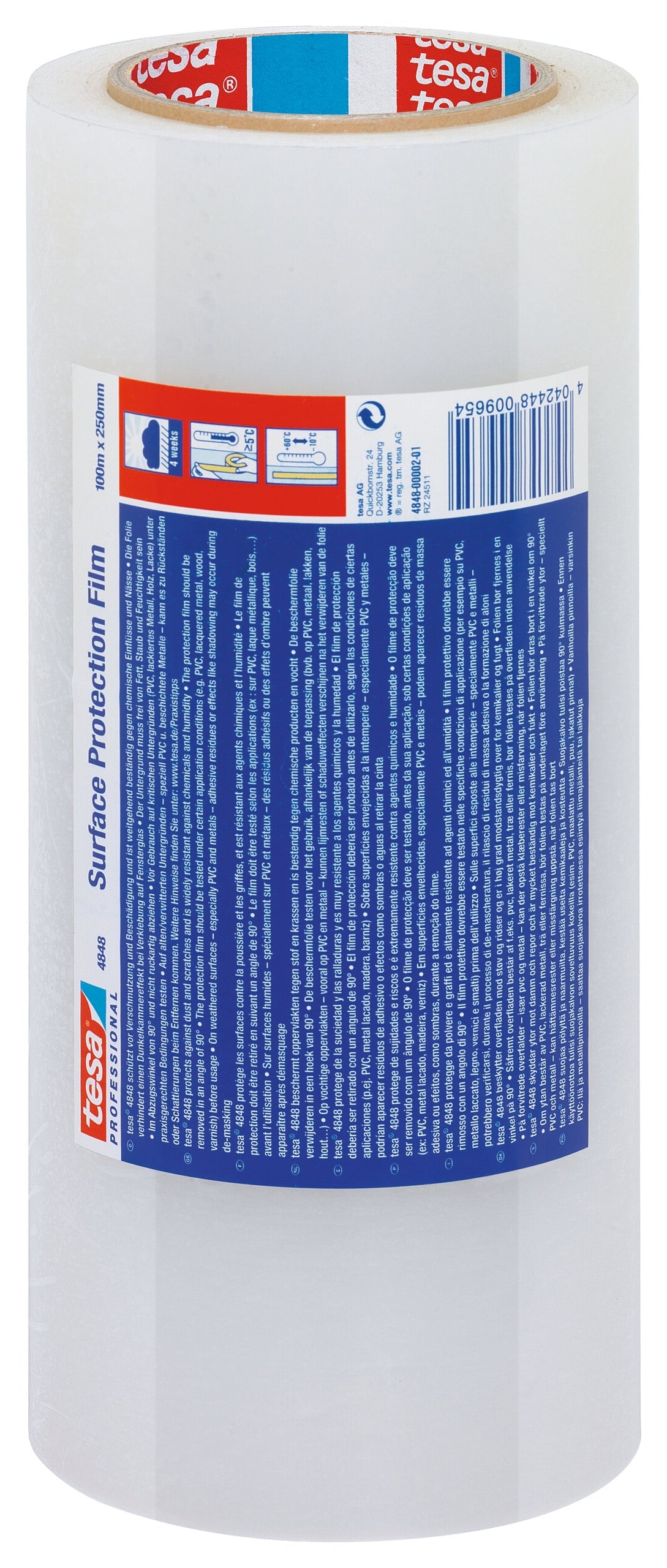 tesa® 4848 tesa® 4848 Surface Protection Film - tesa 4042448909800 04848-00002 li000 front pa.jpg