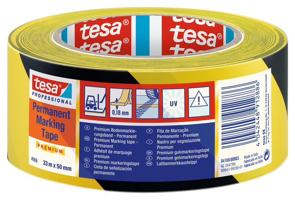tesa® Professional 4169PRO Premium floor marking tape - tesa 4042448912886 04169-00063 li401 front pa.jpg