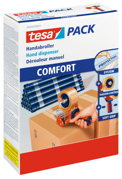 tesapack® 6400PV2 Dispenser COMFORT for packaging tapes - tesa 4042448913869 06400-00001 left pa 002.jpg