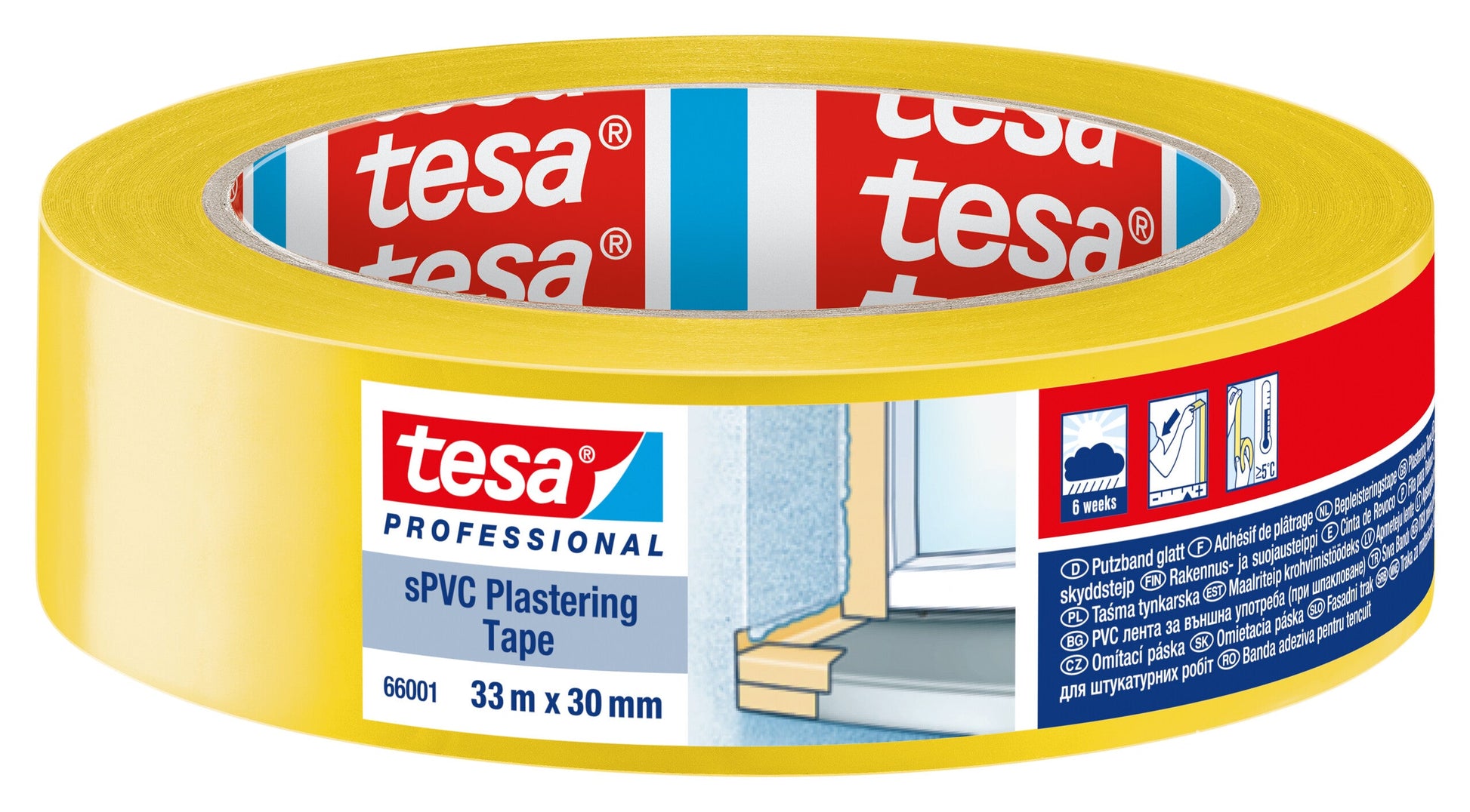 tesa® Professional 66001PRO Robust sPVC Plastering tape - tesa 4063565017865 66001-00000 li490 front pa.jpg