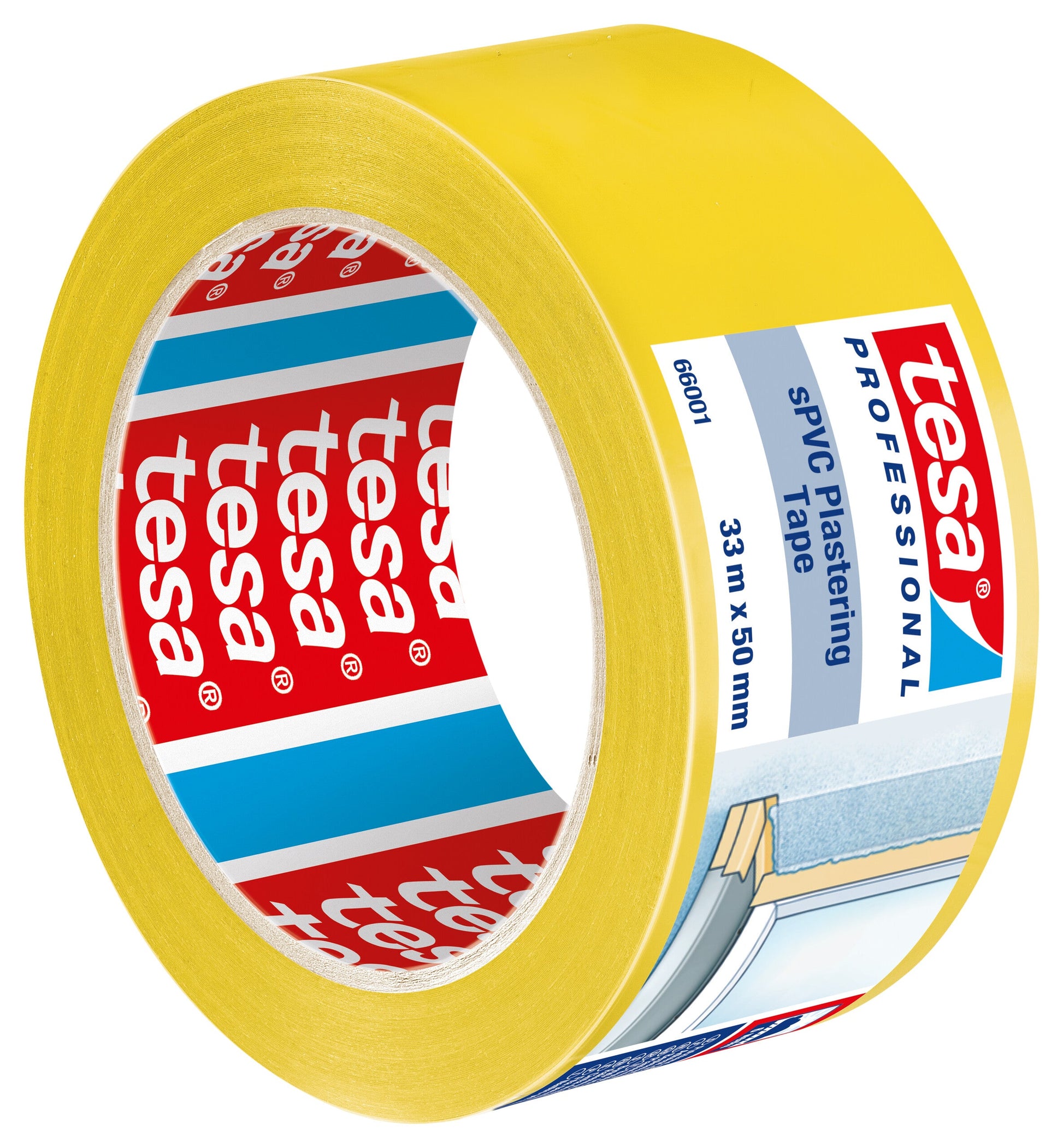 tesa® Professional 66001PRO Robust sPVC Plastering tape - tesa 4063565017872 66001-00001 li490 right pa.jpg