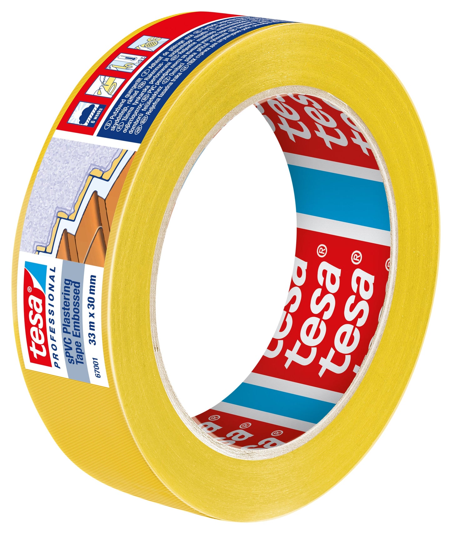 tesa® Professional 67001PRO sPVC Plastering Tape Embossed - tesa 4063565017926 67001-00000 li490 left pa.jpg