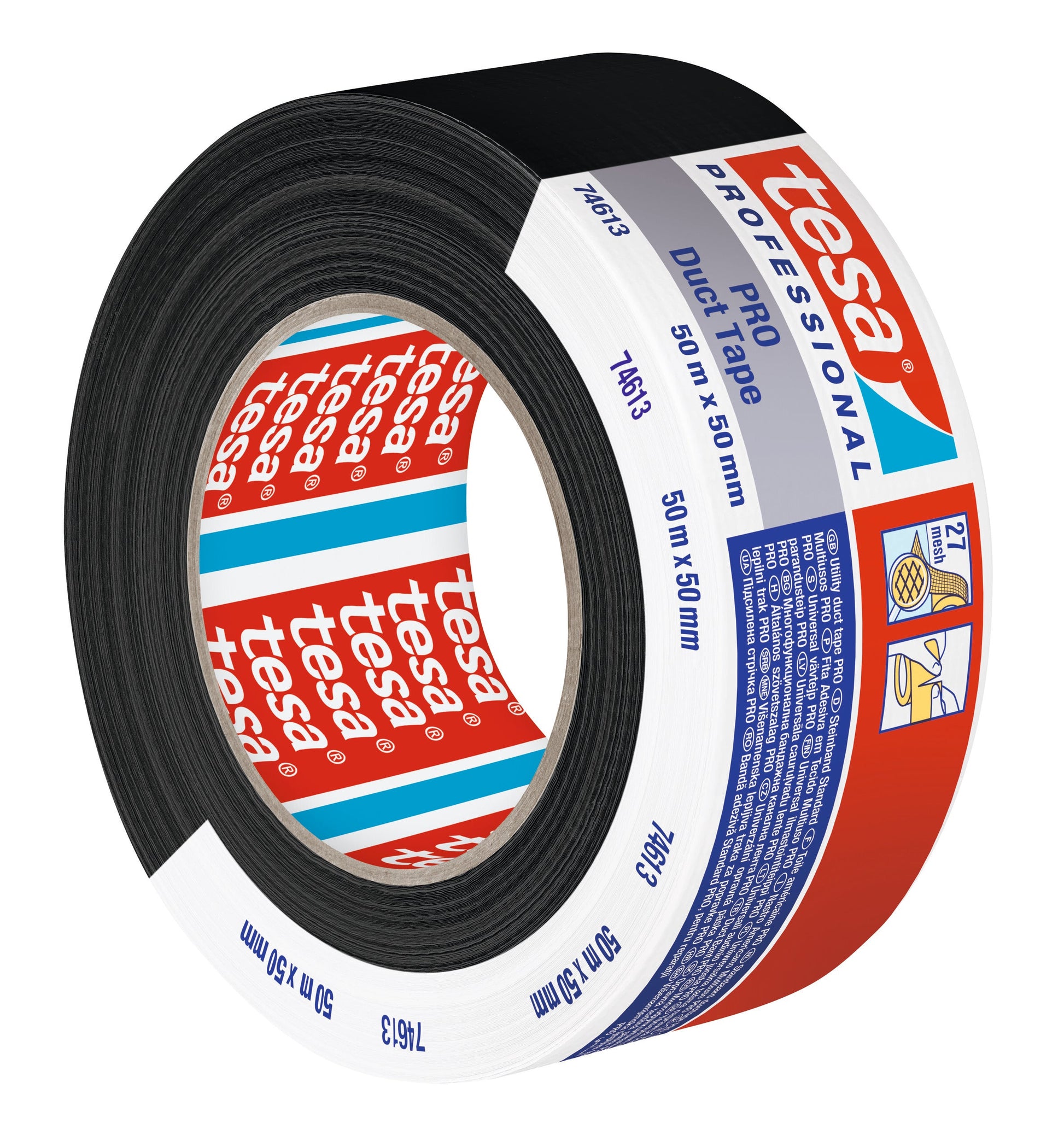 tesa® PRO 74613PRO Professional Repairing tape - best allround helper with long-lasting bonding power - tesa 4063565117855 74613-00002 li490 right pa.jpg