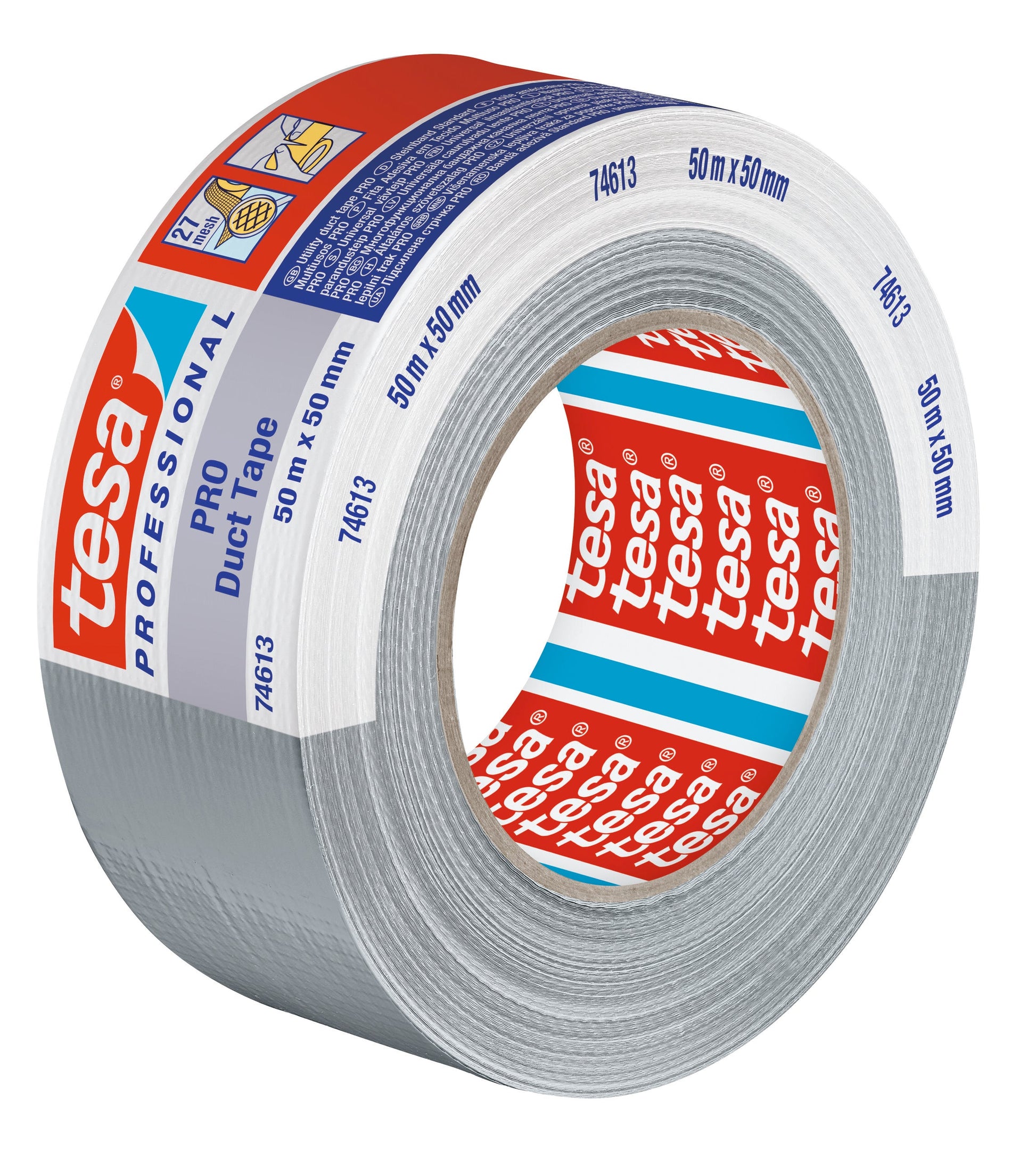 tesa® PRO 74613PRO Professional Repairing tape - best allround helper with long-lasting bonding power - tesa 4063565117862 74613-00003 li490 left pa.jpg
