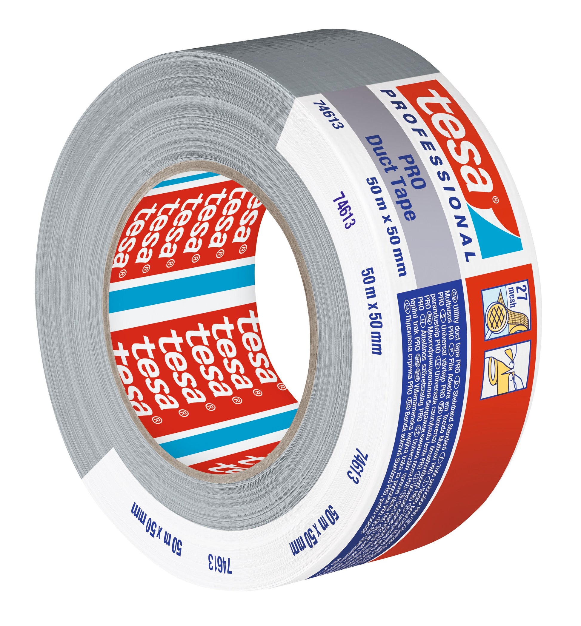 tesa® PRO 74613PRO Professional Repairing tape - best allround helper with long-lasting bonding power - tesa 4063565117862 74613-00003 li490 right pa.jpg