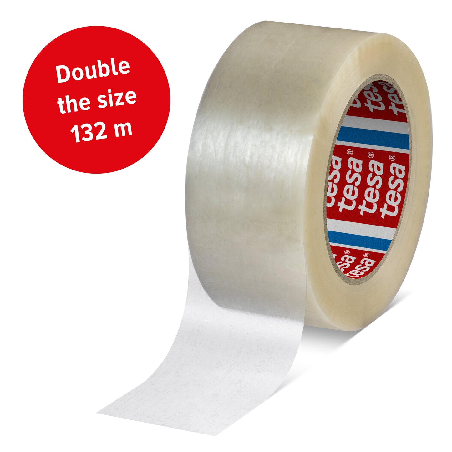 tesa® 60418 Thin recycled PET packaging tape with synthetic rubber adhesive - tesa 60418-00000 left pr en.jpg