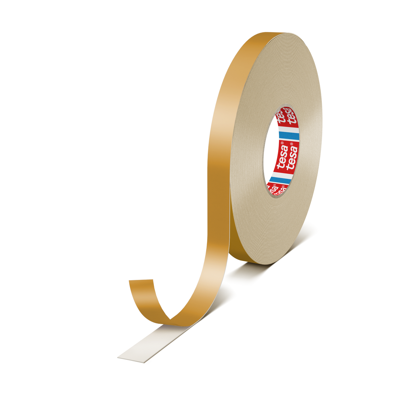 tesa® 65610 1200 µm double-sided PE foam tape with a PET reinforcement film - tesa double-sided pe-foam-white liner-havanna pr 001.png