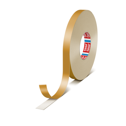 tesa® 65610 1200 µm double-sided PE foam tape with a PET reinforcement film - tesa double-sided pe-foam-white liner-havanna pr 001.png